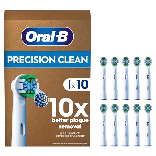 Oral-B Pro Precision Clean Toothbrush Heads Pack of 10 Counts Suitable for Mailbox