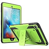 iPad Mini 4 Case, [Heave Duty] i-Blason Apple iPad Mini 4 2015/2018 Armorbox [Dual Layer] Hybrid Full-Body Protective Kickstand Case with Front Cover/Screen Protector/Bumpers (Green)