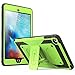 iPad Mini 4 Case, [Heave Duty] i-Blason Apple iPad Mini 4 2015/2018 Armorbox [Dual Layer] Hybrid Full-Body Protective Kickstand Case with Front Cover/Screen Protector/Bumpers (Green)