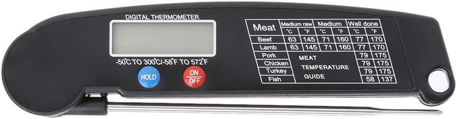Kitchen Thermometer Meat Digital Cooking Food Probe Folding Kitchen Thermometer (D)