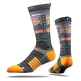 MLB San Francisco Giants Adult City View Strapped Fit 2.0 City Line Socks, One Size, Black/Orange