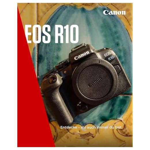 Canon EOS R10 Spiegellose Kamera mit Objektiv