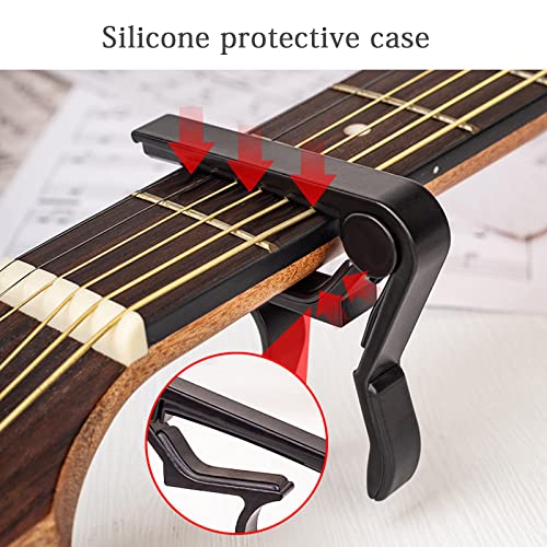 Capodastre Guitare ,Capodastre pour Guitare Acoustique et Electrique ,Capo de guitare,Capodastre Accordeur à Clipser - Les Beatles, Paul McCartney, John Lennon, RIngo Starr, George Harrison Capodastre Guitare ,Capodastre pour Guitare Acoustique et Electrique ,Capo de guitare,Capodastre Accordeur à Clipser – Image 6