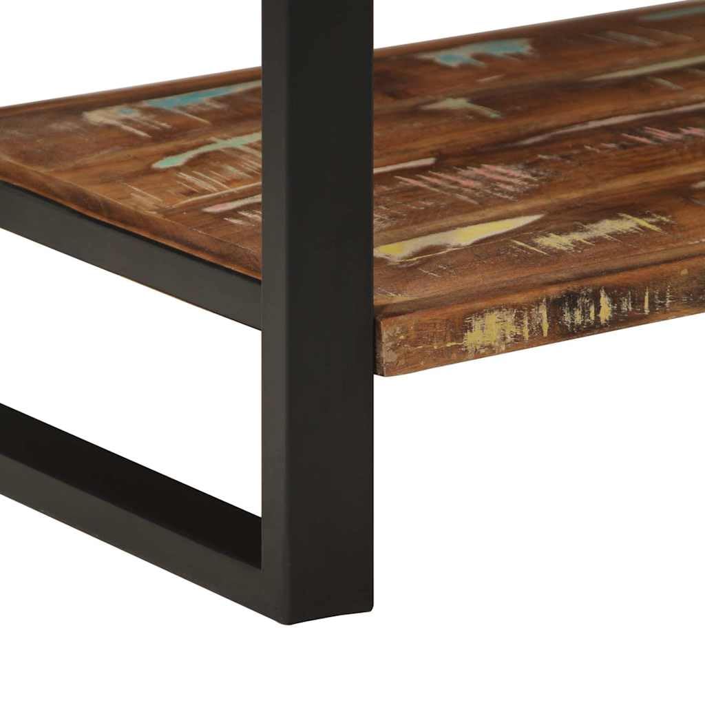 Homgoday Perchero Multicolor Madera Maciza reciclada 80x40x190 cm Estantería de Pared Colgante Flotante Almacenamiento Espacio Decoración Artículos Diarios en Familia