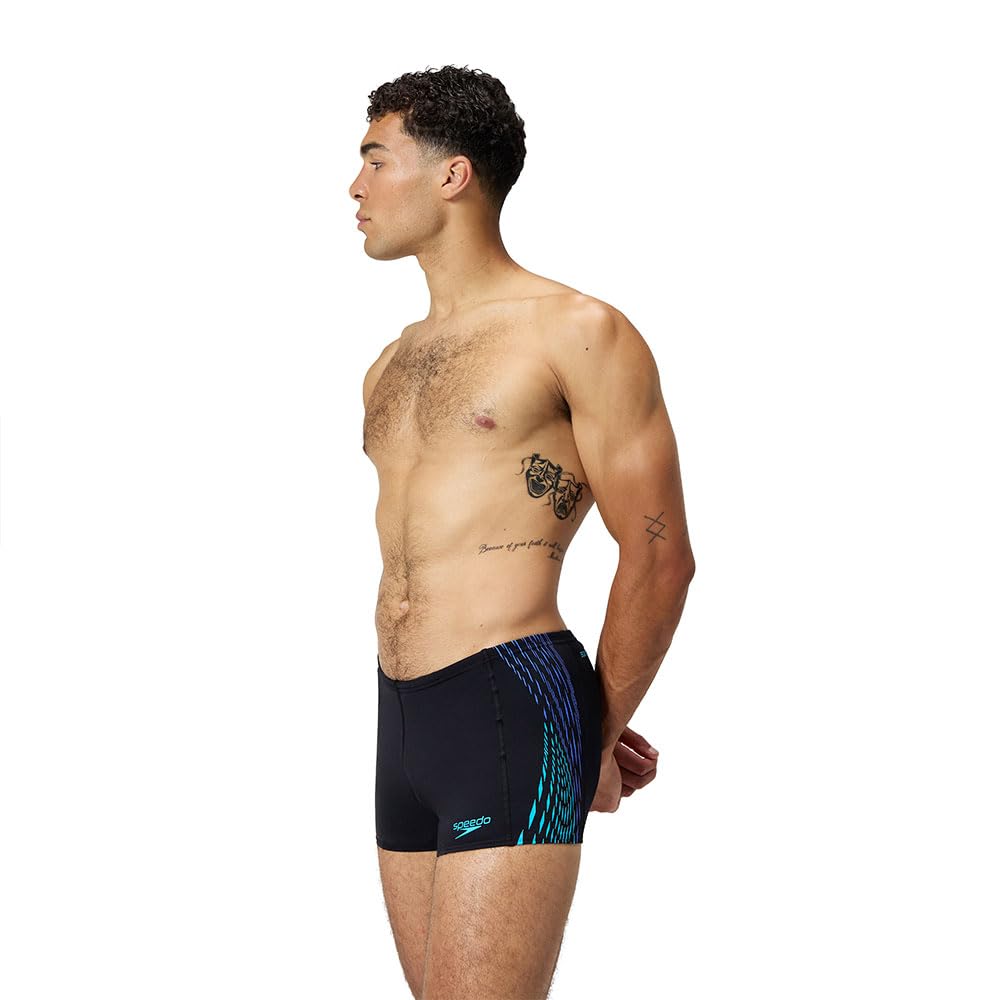 Speedo - Eco+ Tech Panel aqsh - Noir - Taille 40 - Maillot de Bain Boxer