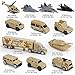 BeebeeRun Special Forces Military Vehicles Army Truck Toys for Boys, Mini Die-cast Military Model Cars Toys Set with Tank Helicopter Jets Playset Gift for Kids