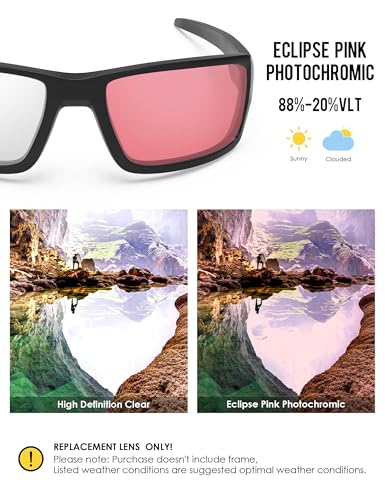 Image of BLAZERBUCK Anti-salt Polarized Replacement Lenses for Oakley Double Edge OO9380 Sunglass