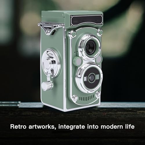Cámara Digital Vintage 24MP Video 2.7K Verde miniatura 6