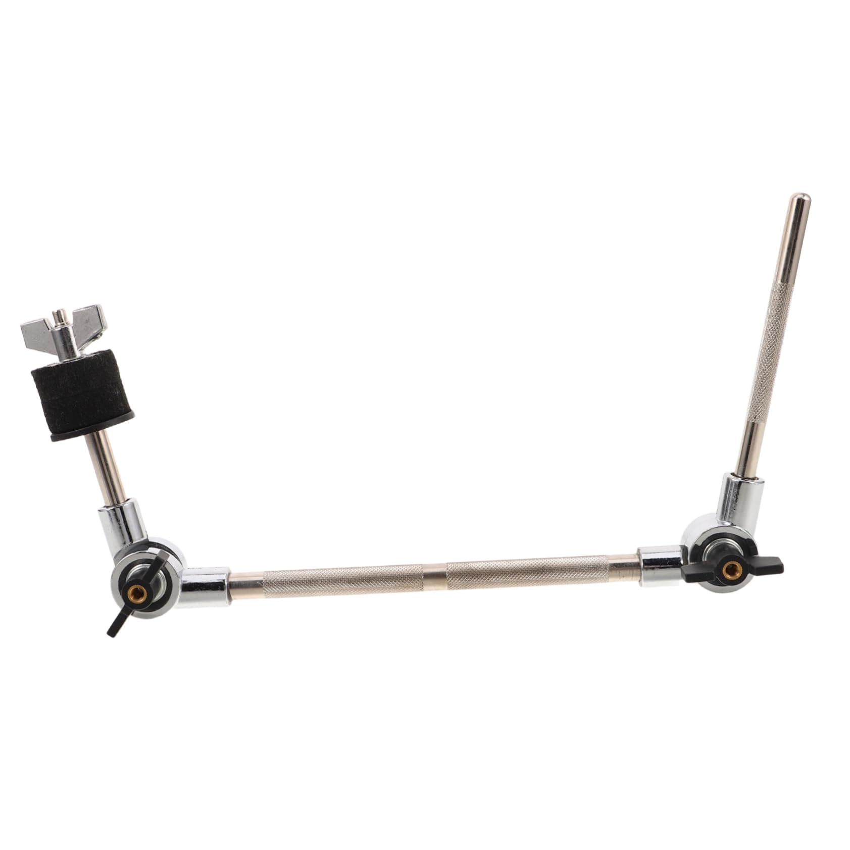 Didiseaon Morsetto per Porta Campanaccio Estensione Hardware per Batteria Staffa di Montaggio per Piatti per Batteria in Metallo Supporto per Braccio per Piatti