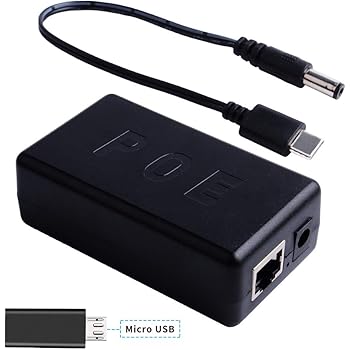 GeeekPi Gigabit USB-C PoE Splitter 48V to 5V IEEE802.3af Power Over Ethernet for Raspberry Pi,Tablets, Dropcam(48V to 5V 4A)