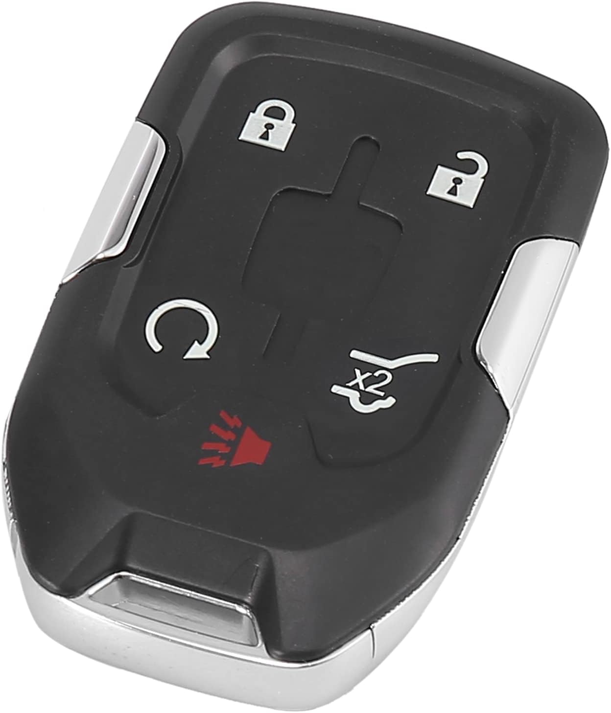 X AUTOHAUX HYQ1AA 315MHz Replacement Keyless Entry Remote Start Smart Car Key Fob for GMC Terrain 2018 2019 2020 2021 13584502 5 Key Button with Door Key