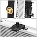 DNA Motoring OEM-RA-453 OE Style Full Aluminum Core Cooling Radiator Compatible with 86-93 MERCEDES-BENZ 260E / 300CE / 300E, 20-7/8