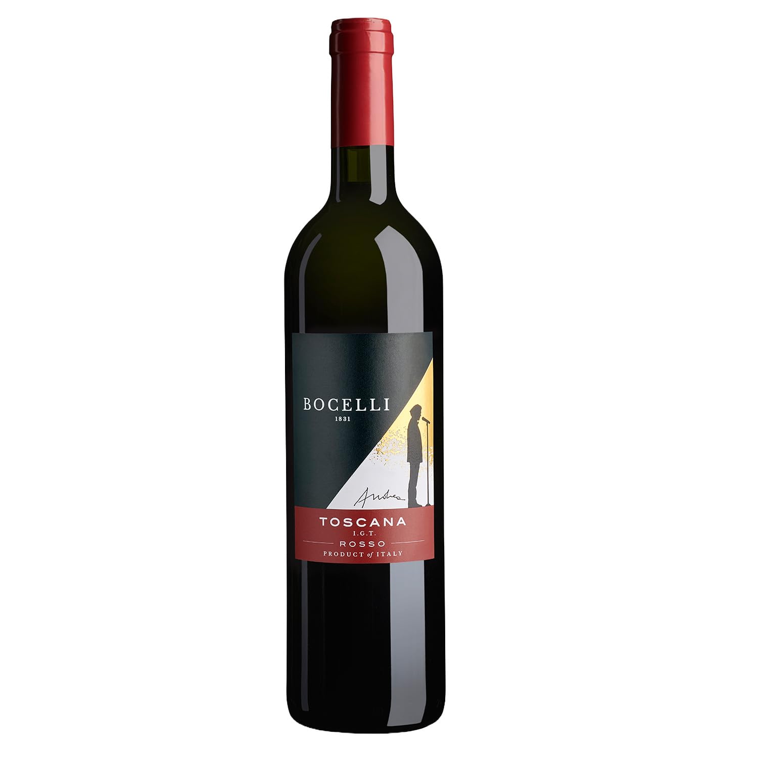 BOCELLI1831 Toscana IGT Rosso - Italian Red Wine - Sangiovese, Merlot, Syrah and Cabernet Sauvignon Grapes, Italy - 75cl / 750ml, 14% ABV