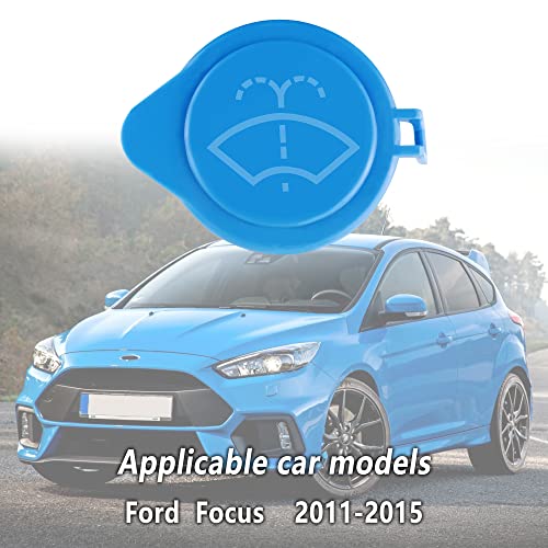 Nhhc 2Inch Windshield Wiper Fluid Cap,Car Washer Bottle Cap Replacement Part Oem:#1708196,Compatible For Ford Focus 2011-2015,Citroen C5 C6（Based On Original Accessories Size） #TOP5