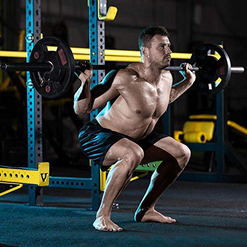 Yaheetech 7Ft Iron Olympic Barbell Bar Weight Lifting Bar Weight Workout Gym Fits 2-Inch Weight Plates/Weight Bench #TOP5