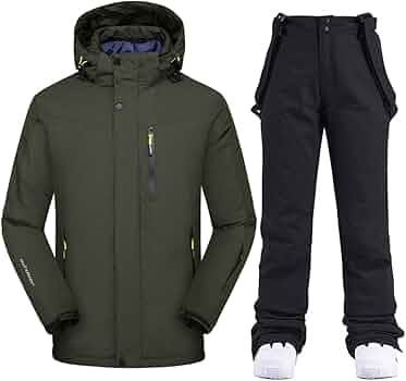 Tuta Da Sci Uomo Invernale - Giacca E Pantaloni Impermeabili Antivento | Per Sci E Snowboard, Taglia XL - Foto 6