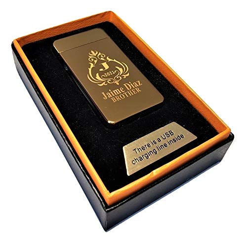 Encendedor USB recargable plasma doble arco personalizado miniatura 2