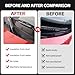 Hbxdeco Car Front Windshield Rubber Seal Strip, 2M/6.5FT Car Weather Stripping Seal Strip, Windshield Window Seal Strip Moulding Trim, Windshield Window Door Seal Rubber Strip