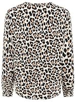 Zwillingsherz Damen Bluse Shirt Freizeit Tunika Modell Classic Leo Langarm, lässiger Schnitt, hochwertig verarbeitet, ideal für Freizeit & Büro Gr. XL – Ansicht 2