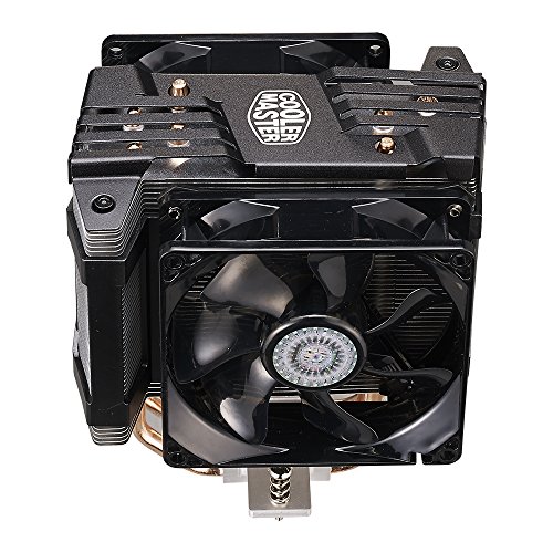 Image of Cooler Master Hyper D92 - CPU Air Cooler with Dual 92mm Offset Push-Pull Fans and Accelerated Cooling System