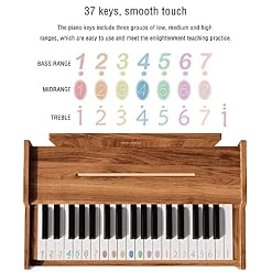 Piano en Bois pour Enfants, Jouets d’orgue électroniques, Peut être joué, Piano à la Maison en Bois pour débutants pour… - Les Beatles, Paul McCartney, John Lennon, RIngo Starr, George Harrison Piano en Bois pour Enfants, Jouets d'orgue électroniques, Peut être joué, Piano à la Maison en Bois pour débutants pour… – Image 6