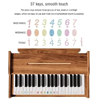 Piano en Bois pour Enfants, Jouets d’orgue électroniques, Peut être joué, Piano à la Maison en Bois pour débutants pour… - Les Beatles, Paul McCartney, John Lennon, RIngo Starr, George Harrison Piano en Bois pour Enfants, Jouets d'orgue électroniques, Peut être joué, Piano à la Maison en Bois pour débutants pour… – Image 6