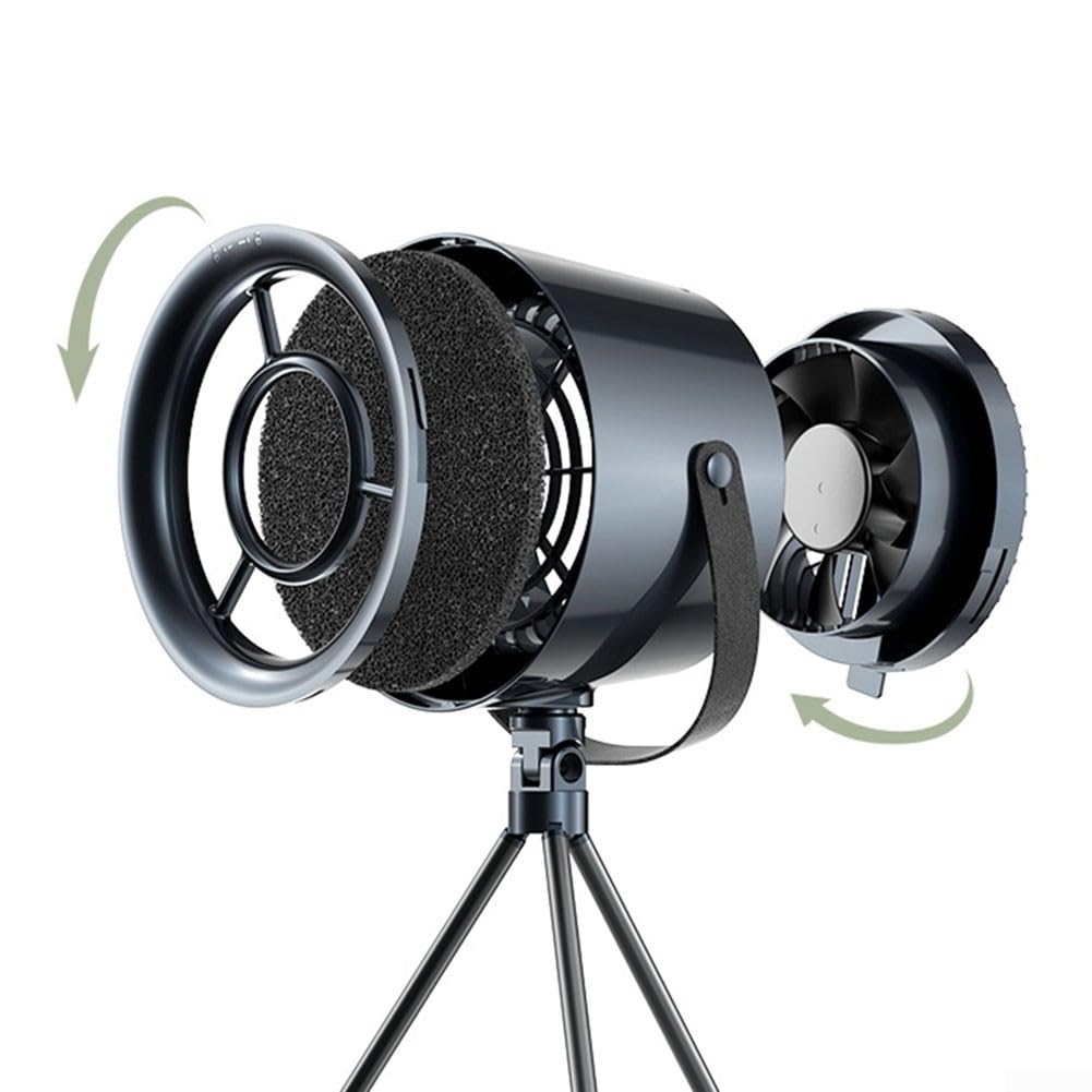 Campana extractora portátil para el hogar, campana extractora de 3 velocidades con filtros reemplazables para fondue de cocina, barbacoa (negro gris+3 pantallas de filtro)