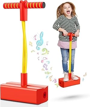 Toy Imagine Foam Pogo Jumper for Kids – Indoor & Outdoor Bouncing Toy for Boys & Girls | Fun Jumping Stick for Ages 3+ | Safe, Durable & Supports Up to 250 Lbs | Birthday Gift (Color May Vary) - image, photos