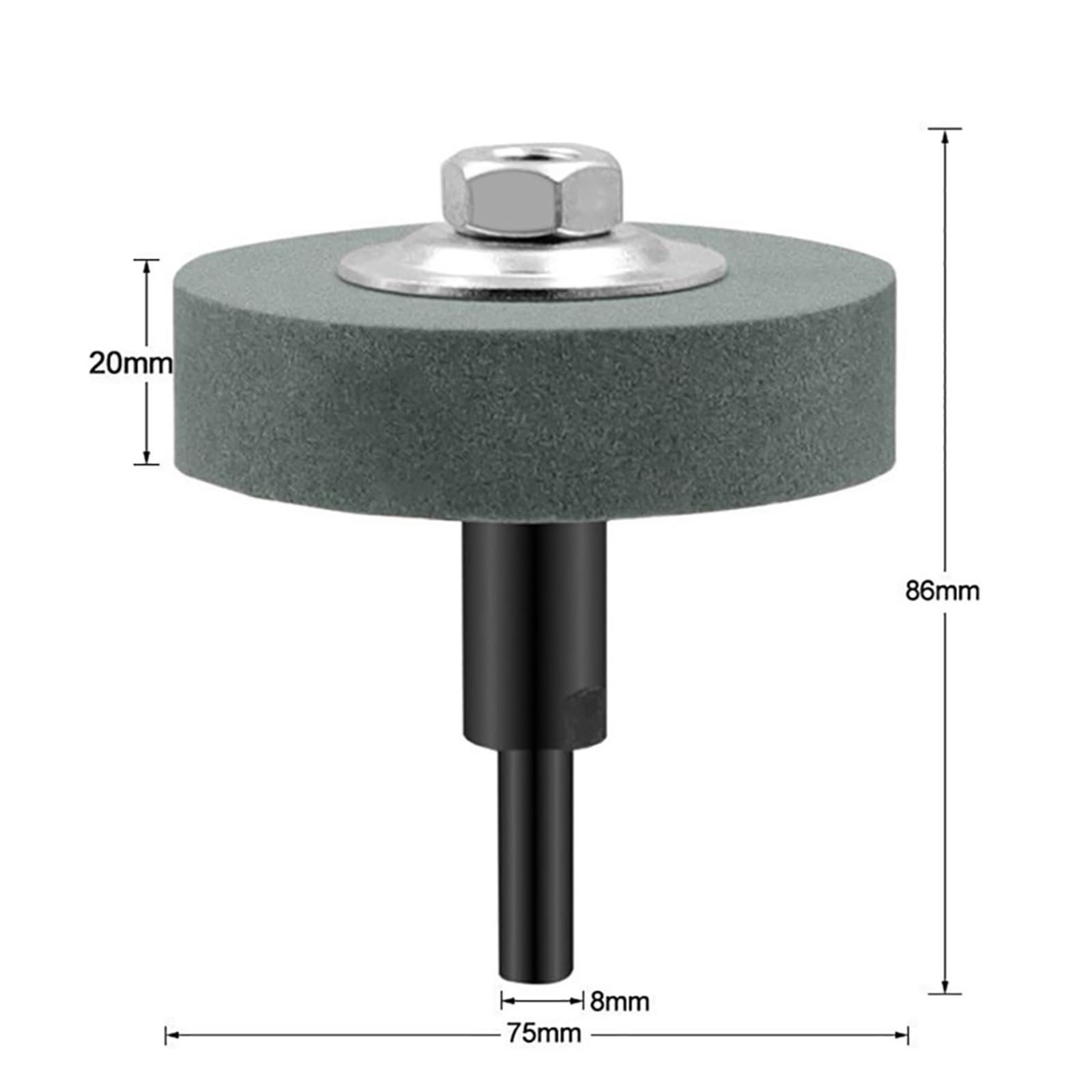 Schleifscheibe, 70 mm, 7,6 cm, Schleifscheibe, Schleifstein, Wolframstahl, für Metallschleifer, Drehwerkzeug (ein Set)