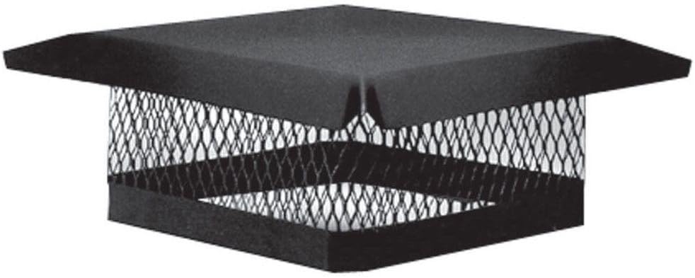 Round galvanized steel chimney cap designed for metal pipe flues