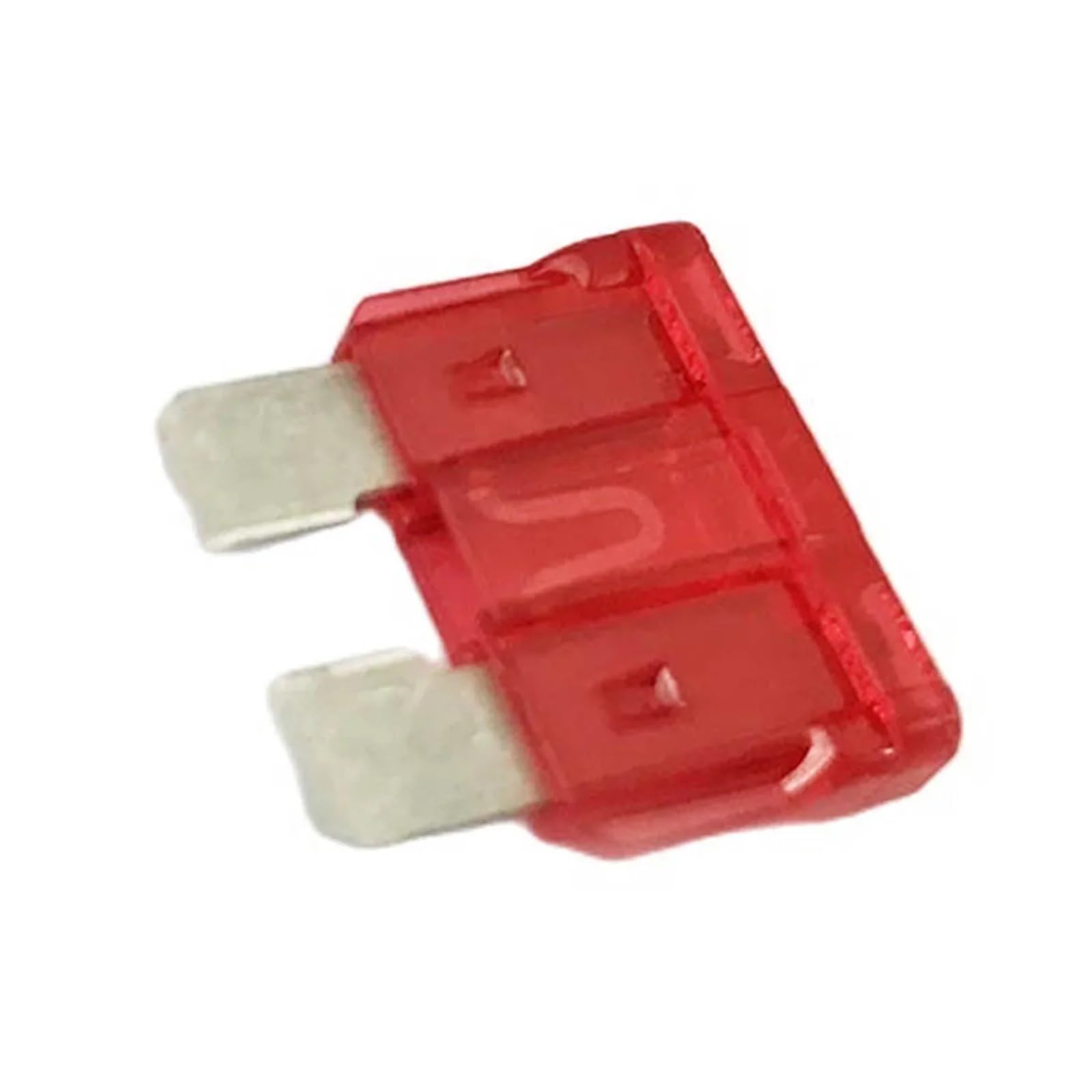 Surtido de 10 fusibles de cuchilla de 10 A for automoción, coche, camión, conector de terminales.