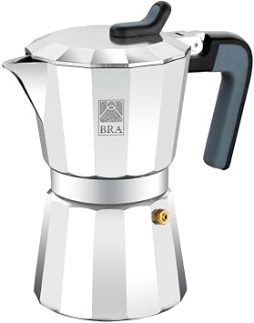 Braisogona Bra De Luxe2 Aluminium 9 Cups Coffee Maker