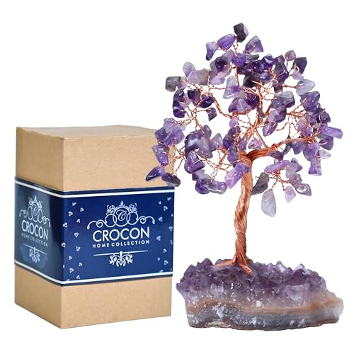 Amethyst Chakra Tree of Life - Crystal Gemstone Bonsai