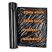 Produktbild Verpacking Stretchfolie 23 my schwarz 500mm x 300m 1 Rolle reißfeste Umzugsfolie Palettenfolie Wickelfolie