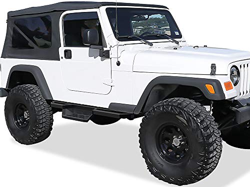 Estribos laterales de acero inoxidable para Jeep Wrangler miniatura 6