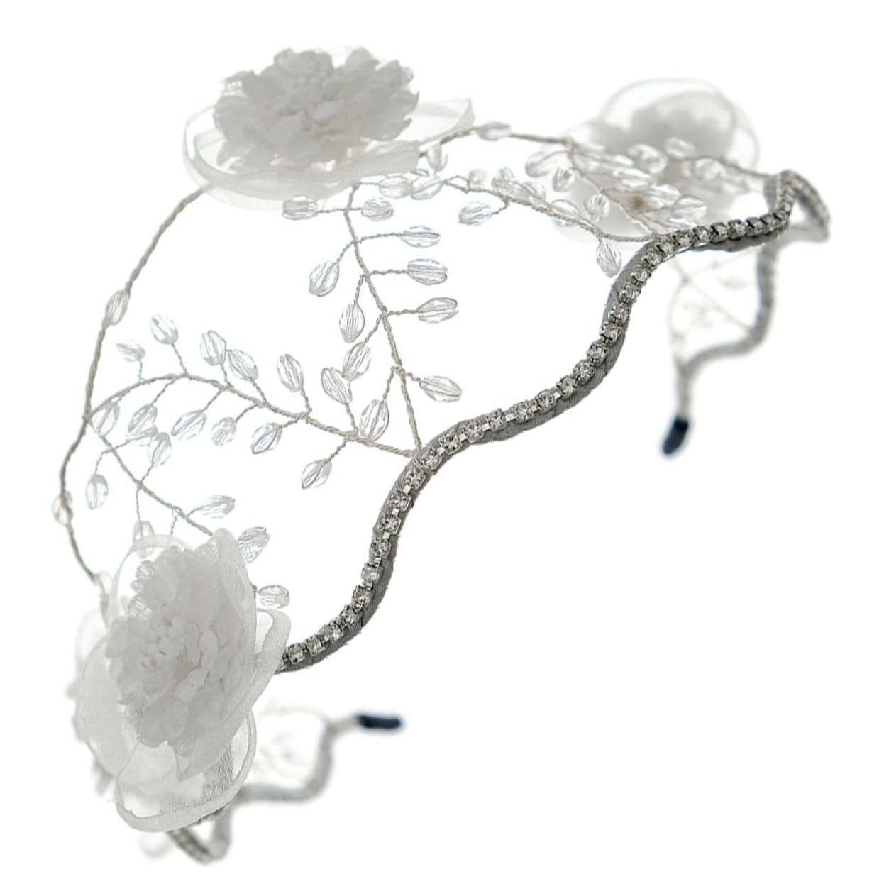 Accessoire de mariage prestigieux VICASKY et bandeau rétro - 8