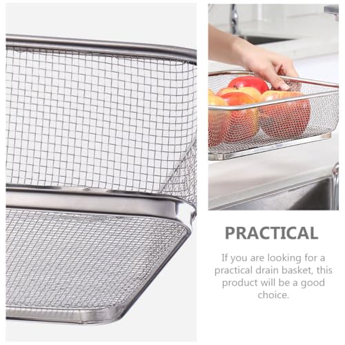 Colador multifuncional de acero inoxidable para frutas y verduras miniatura 7