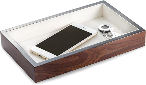 Miniatura 2 de Bey Berk - Bandeja de valet de madera lacada "ceniza"