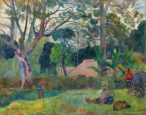 Toile murale abstraite Le Grand Arbre de Paul Gauguin grand format