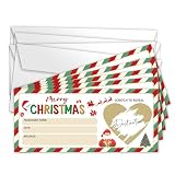 APEVXVY Christmas Boarding Pass Ticket, Xmas Trip Reveal Ideas Card, DIY Surprise Gifts, Holiday Travel Gifts For Travel Lovers Family Friends Husband Wife（5 set -03