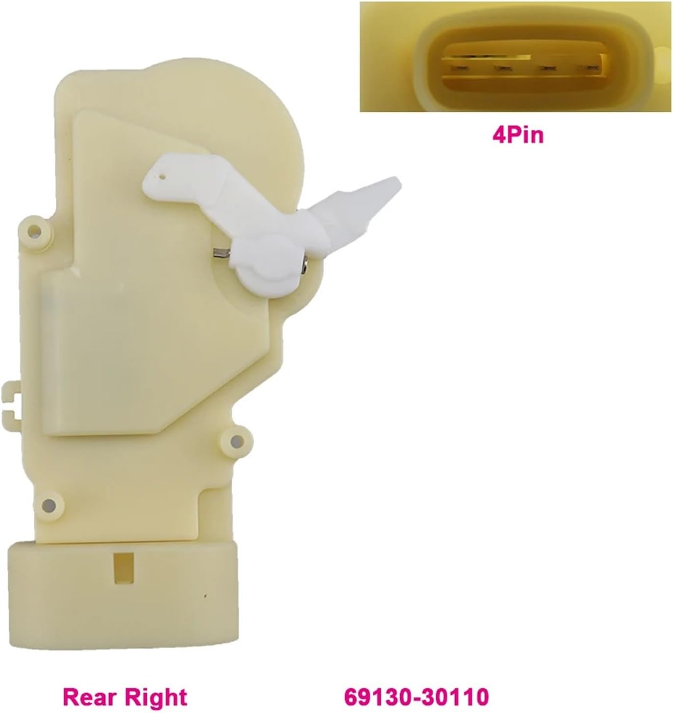 69120-52030 69110-52010 69130-30110 Door Lock Actuator Front/Rear/Right/Left Side 4Pcs
