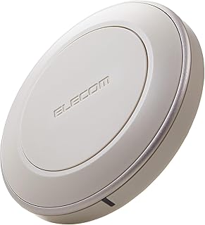 エレコム ワイヤレス充電器 Qi認証 12W EPP規格 異物検知機能 温度上昇保護機能 ゴールド W-QA26GD