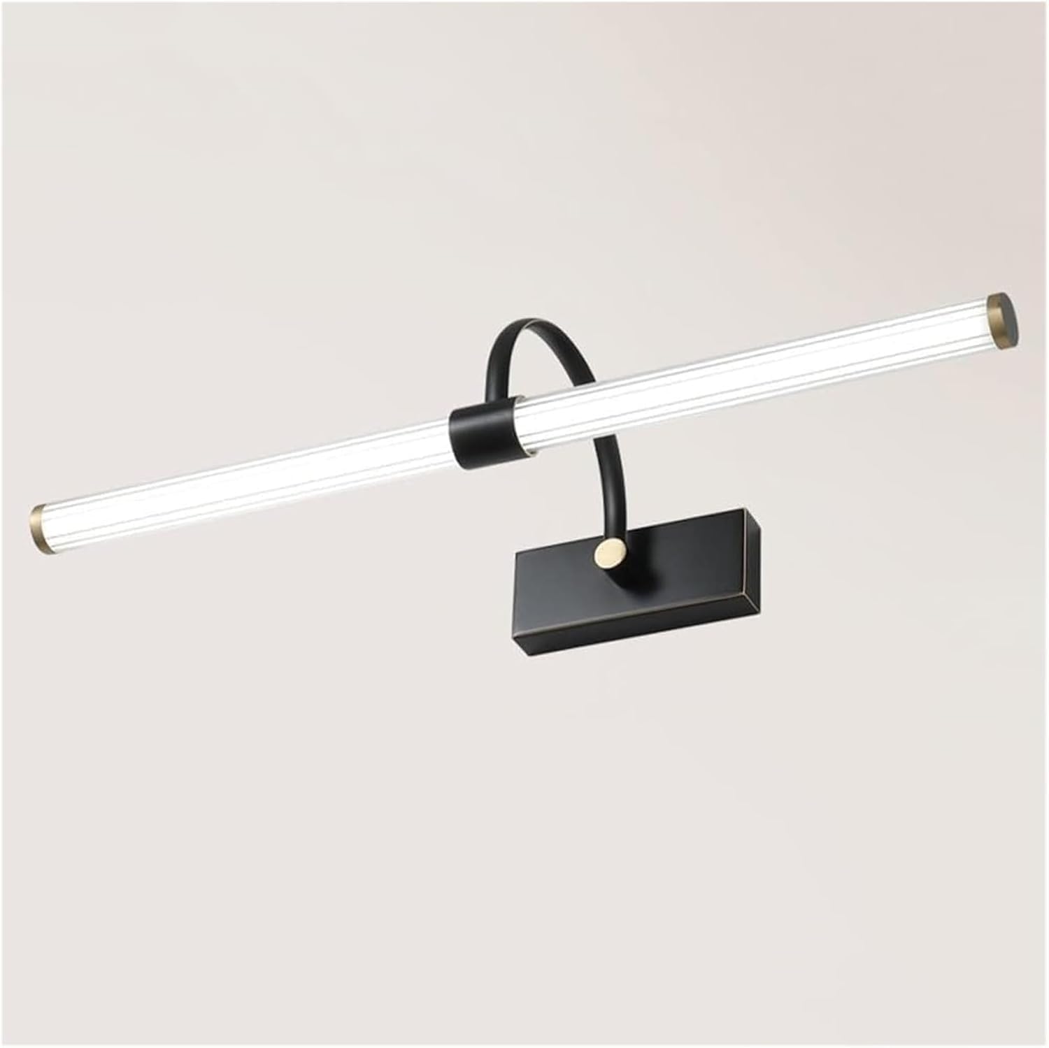 Olskfuh Svart Wall Lamp Copper Bathroom Vanity Lamp 28.7In Led Mirror Front Light 29W Wall Lighting Fixtures Over Mirror, Makeup Lights Vanity Mirror Lamps, Wall Sconces,-6000K