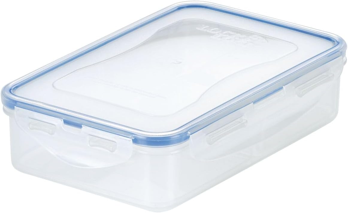 LocknLock 800ml Rectangular Airtight Food Storage with Divider - BPA-Free, Microwave, Freezer, and Dishwasher Safe