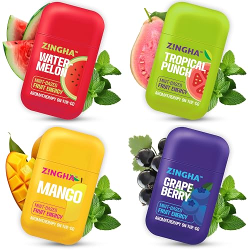 Z!NGHA Dual Nasal Inhaler Stick - Peppermint, Eucalyptus, and Lavender