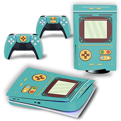 �ی� For PS5 Skin Disc Edition Anime Console And Controller Vinyl Cover Skins Wraps For Version 35465 �C�A�Ȃ��A�c�����Ȃ�