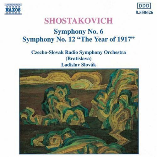 Symphonies 6 & 12 [Audio CD] Ladislav Slovak; Fitz-Gerald; Dmitry Shostakovich and Czecho-Slovak Radio Symphony Orchestra