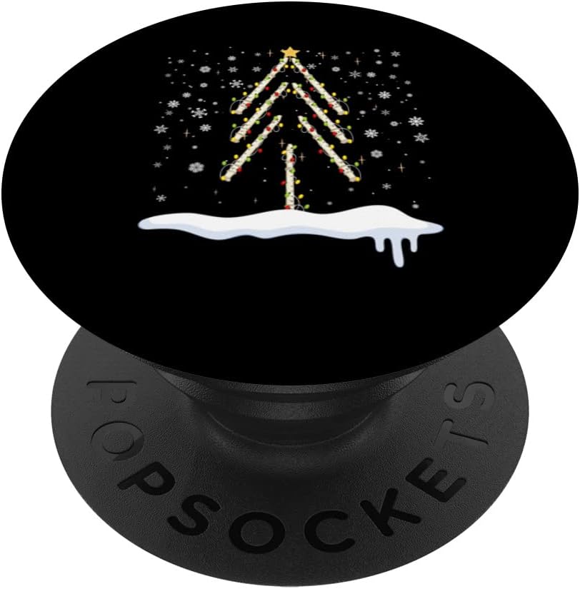 Christmas Bassoon Tree Lover - Xmas Instrument Player Music PopSockets Swappable PopGrip