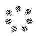 Beadthoven 20pcs Tibetan Style Flower Antique Silver Connectors Link, Flower Connector for Jewelry Making Necklaces Bracelets Earrings,Lead Free and Cadmium Free
