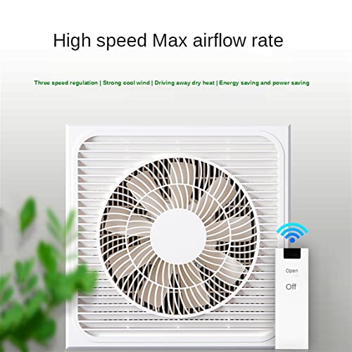 Ventilador de ventilación 30×30cm Ventilador de extracción silencioso cuadrado integrado para techo con panel de rejilla grande y motor DC, ventilador potente para extractor de baño de alta velocidad para el hogar miniatura 5